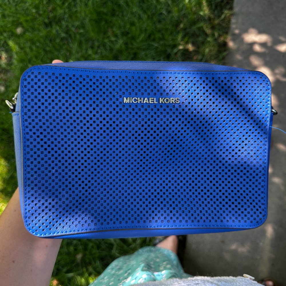 Michael Kors Blue Crossbody Bag